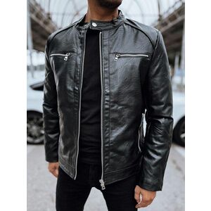 Dstreet Modern férfi bőrdzseki fekete kép