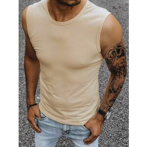 Dstreet Klasszikus tank top bézs színben kép