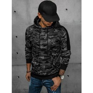 Dstreet Camouflage pulóver férfi fekete kép
