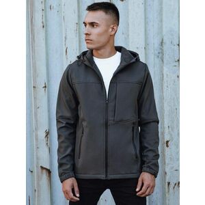 Dstreet Softshell férfi dzseki az átmeneti időszakhoz szürke színben kép