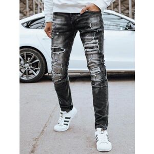 Dstreet Divatos férfi skinny farmer fekete kép