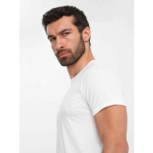 Ombre Clothing Fehér pamut póló V4 TSBS-0146 kép
