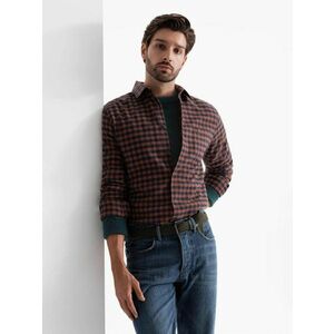 Ombre Clothing Flanel férfi ing v6 om-shcs-0150 kép