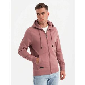 Ombre Clothing Férfi pamut pulóver rózsaszín v4 om-ssbz-0160 kép