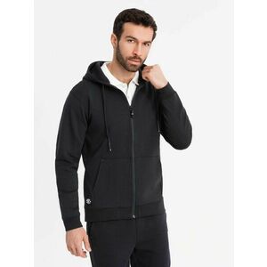 Ombre Clothing Szabadidő fekete férfi pulóver V3 SSZP-0213 kép