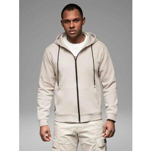 Ombre Clothing Leisure sand férfi pulóver V6 SSZP-0213 kép