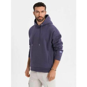Ombre Clothing Szemet gyönyörködtető lila unisex pulóver V13 SNBC-0105 kép
