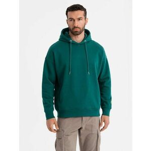 Ombre Clothing Szemet gyönyörködtető zöld unisex pulóver V17 SNBC-0105 kép