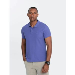 Ombre Clothing Egyszínű pamut férfi pólóing lila v12 om-pobs-0100 kép