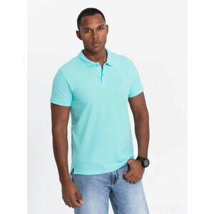 Ombre Clothing Pamut egyszínű pólóing férfiaknak menta v18 om-pobs-0100 kép