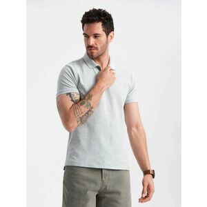 Ombre Clothing Egyszínű pamut pólóing férfiaknak szürke v20 om-pobs-0100 kép