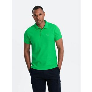 Ombre Clothing Egyszínű pamut férfi pólóing neonzöld v25 om-pobs-0100 kép
