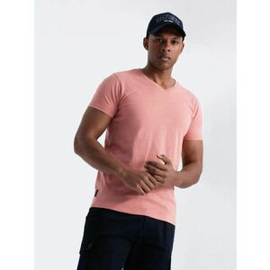 Ombre Clothing Pamut férfi póló rózsaszín v7 om-tsbs-0145 kép