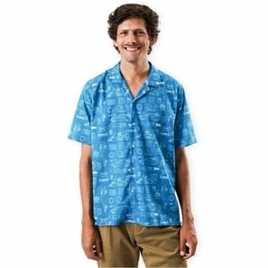 Hosszú ujjú ingek Brava Fabrics BTTF Aloha Shirt - Navy kép