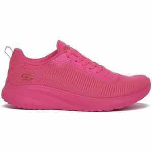 Rövid szárú edzőcipők Skechers Bobs Squad Chaos-Cool Rythms 117216-NCOR Neon Coral kép