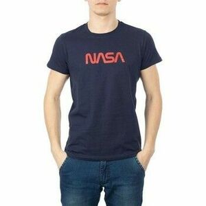 Pólók / Galléros Pólók Nasa BIG WORM O NECK NAVY BIG WORM O NECK kép