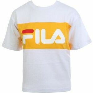 Pólók / Galléros Pólók Fila WOMEN ALLISON TEE A207 - BRIGHT WHITE-CITRU 682125 kép