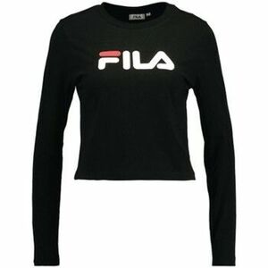 Pólók / Galléros Pólók Fila MARCELINE CROPPED LS SHIRT 002 - BLACK 687213 kép