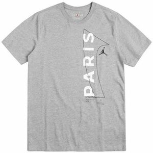 Pólók / Galléros Pólók Nike PSG WORDMARK Gris kép