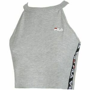 Pólók / Galléros Pólók Fila MELODY CROPPED TOP B13 - LIGHT GREY MELANGE 687074 kép