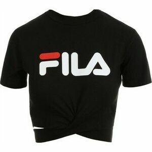 Pólók / Galléros Pólók Fila WOMEN ROXY BELTED TOP 002- BLACK 681926 kép