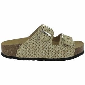 Papucsok Plakton BETA MET RAFIA BEIG 09 801 TABACO Beige kép