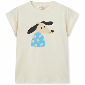Pulóverek Compania Fantastica COMPAÑIA FANTÁSTICA T-Shirt 42009 - Ecru kép