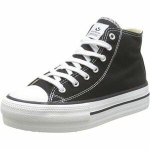 Oxford cipők Victoria TRIBU DOBLE BOTIN LONA 10 NEGRO 1061101 kép