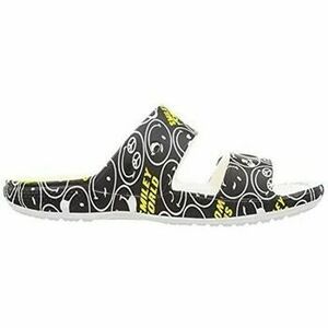 Papucsok Crocs CLASSICCROCSSMILEYSANDAL 94S-White/Multi 207207 kép