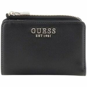 Pénztárcák Guess LAUREL SLG SMALL ZIP BLACK Noir kép