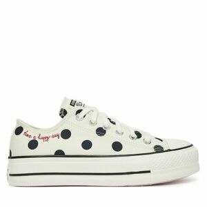 Tornacipő Converse Chuck Taylor All Star Lift Platform Polka Dots A10689C Bézs kép