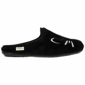 Mamuszok La Maison De L'espadrille MULE CHAT Maison de l'Espadrille NOIR 9012-7 kép