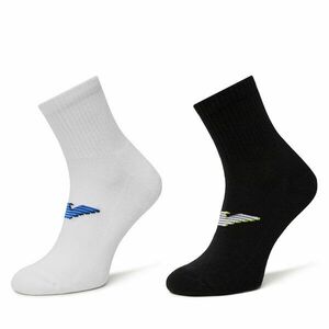 2 pár férfi bokazokni Emporio Armani EM000540 AF12299 MC001 Fekete kép