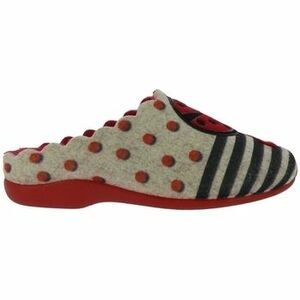 Mamuszok La Maison De L'espadrille MULE COCCINELLE Maison de l'Espadrille ECRU 121-7 kép