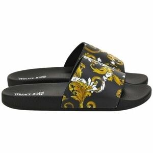 Papucsok Versace 78VA3SQ3-ZS365 G89-BLACK/GOLD Noir kép