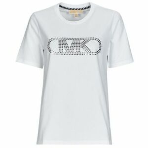Rövid ujjú pólók MICHAEL Michael Kors CROP GWSH EMPIRE STUD TEE kép