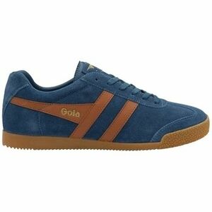 Oxford cipők Gola HARRIER SUEDE WU- MARINE BLUE/MOODY ORA Bleu kép
