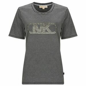 Rövid ujjú pólók MICHAEL Michael Kors CROP GWSH EMPIRE STUD TEE kép