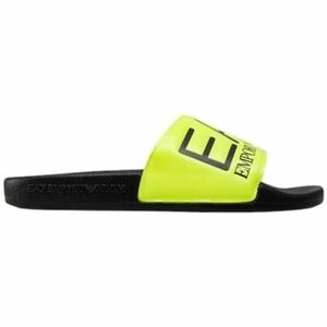 Papucsok Emporio Armani EA7 7X000108 M2007-YELLOW FLUO/BLACK Jaune kép