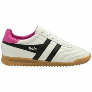 Oxford cipők Gola STADIUM XB- WHITE/BLACK/SHOCKING Blanc kép