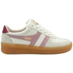 Oxford cipők Gola GRANDSLAM WK- WHITE/CANDY/CERISE/GU Blanc kép