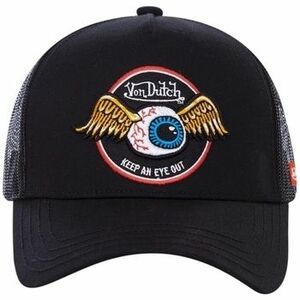 Baseball sapkák Von Dutch TRUCKER SNAPBACK RAG BLACK Noir kép
