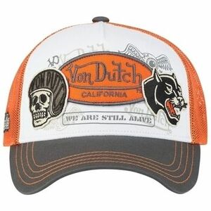 Baseball sapkák Von Dutch PATCHES 06 KAKI/ORANGE Orange kép