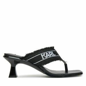 Flip-flops KARL LAGERFELD Panache II KL30104 Fekete kép