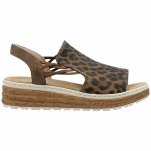 Szandálok / Saruk Rieker 62741 LEOPARD Marron kép