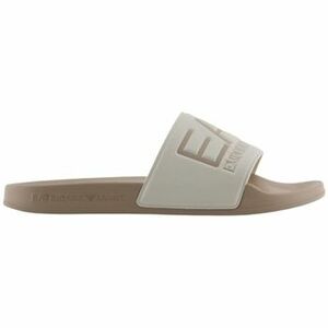 Papucsok Emporio Armani EA7 7X000108 M6086-COBLESTONE/SILVER Beige kép
