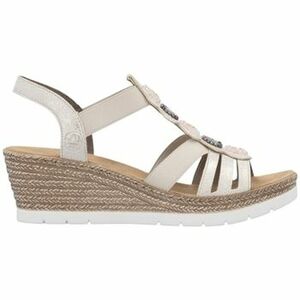 Szandálok / Saruk Rieker 619B2 60-beige Beige kép