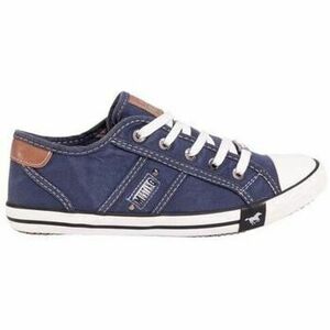 Oxford cipők Mustang 4058310 841- jeansblau 4058310 kép