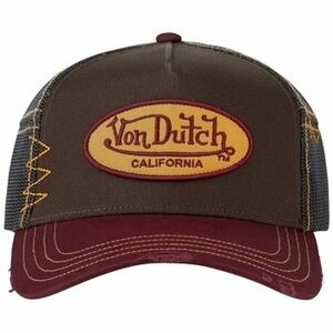 Baseball sapkák Von Dutch CASQUETTES TRUCKER BLACK+BURGUNDY VD/1/CT/BLBR kép