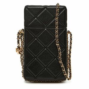 Telefontartó táska Tory Burch Fleming Flap 163417 Fekete kép
